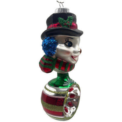 Christopher Radko Shiny Brite Holiday Splendor Santa Deer Christmas Ornament Set