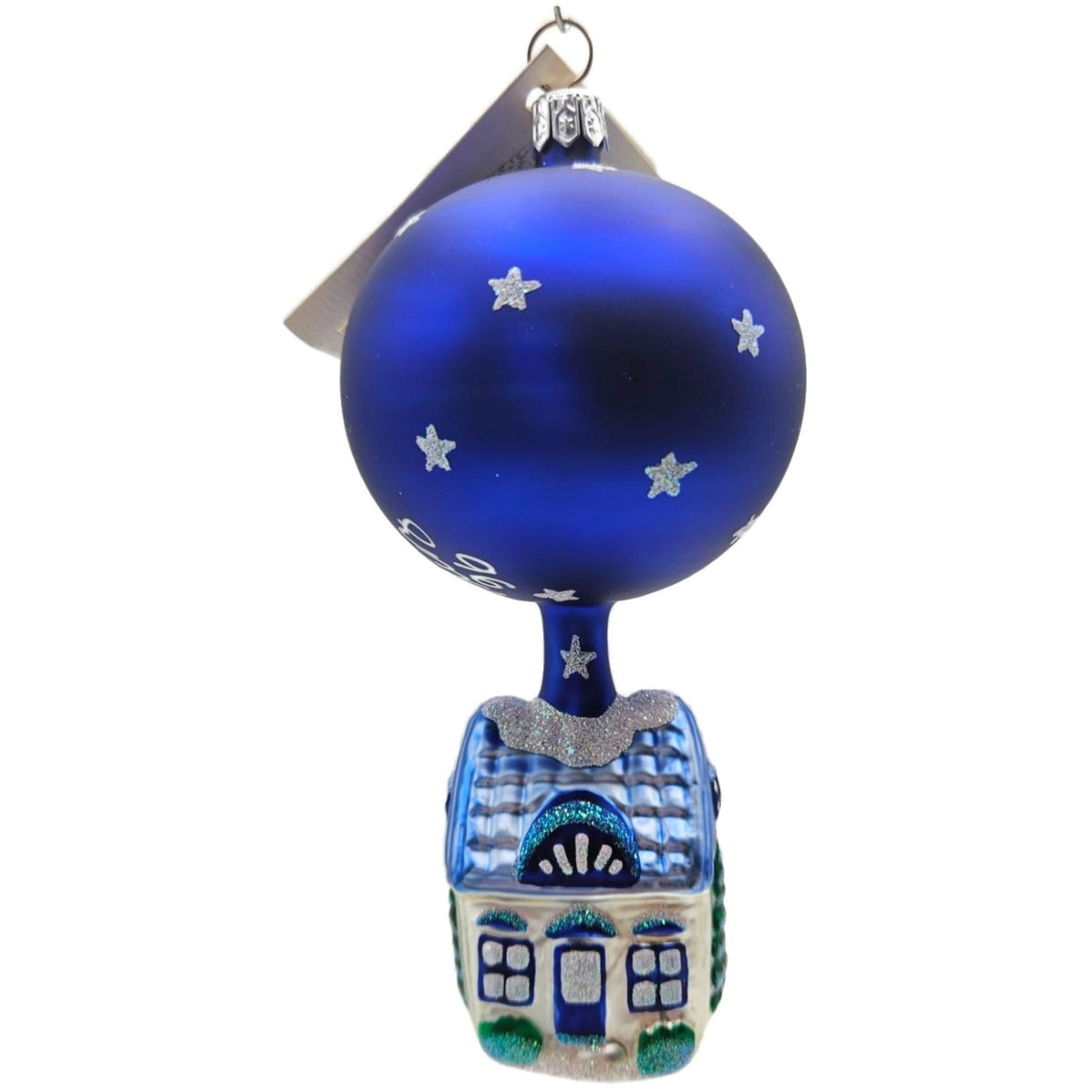 Patricia Breen Night House Larger House Blue Moon Christmas Ornament Signed 9519