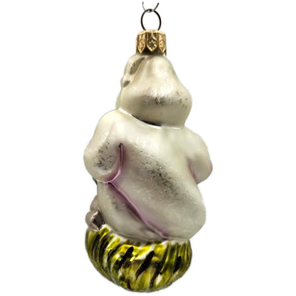 Christopher Radko Fright D Light Ghost Pumpkin Halloween Christmas Tree Ornament