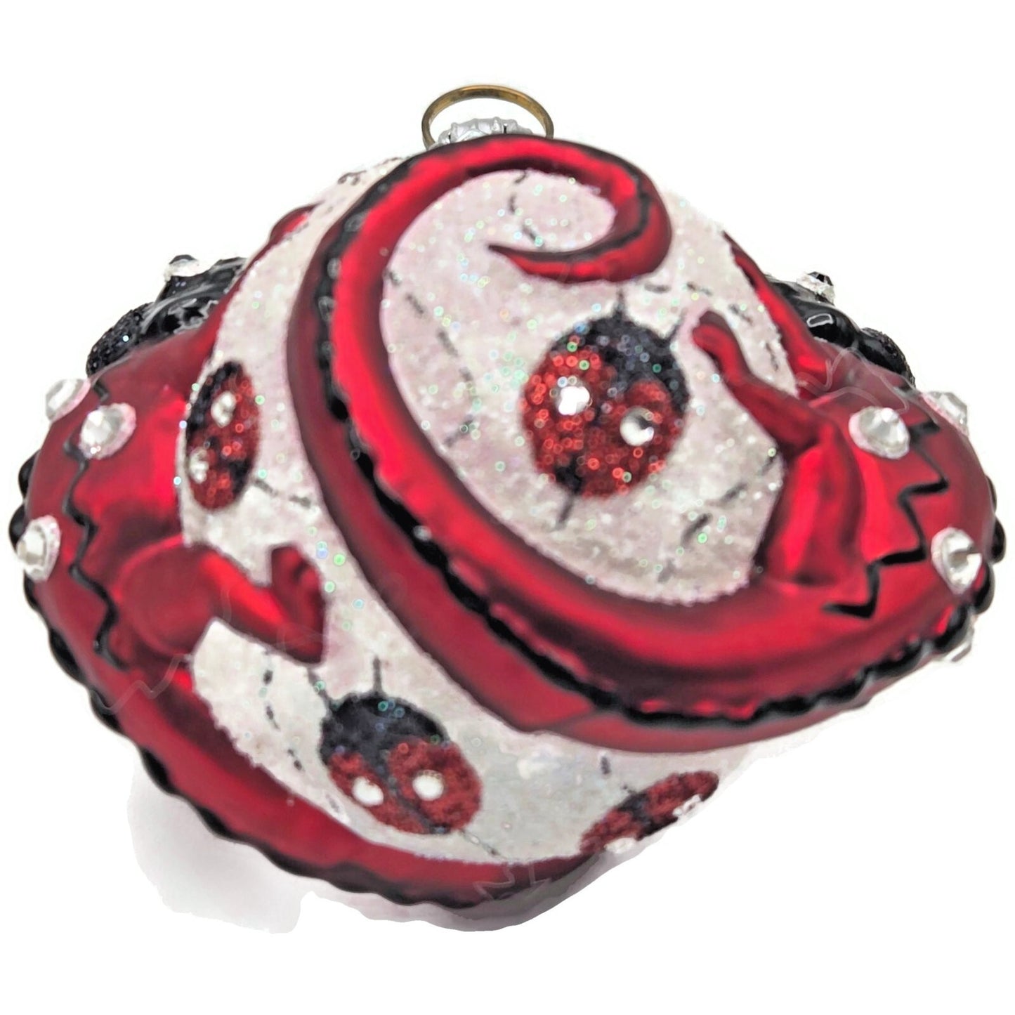Patricia Breen Ornament For James Twice Ladybug Chameleon Spring Christmas