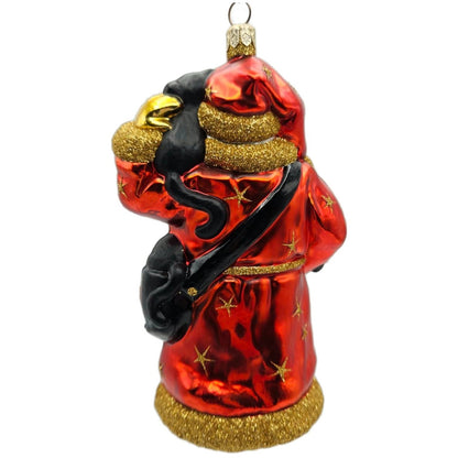 Patricia Breen Stanzi's Kittens Halloween Orange Stars Christmas Ornament CATZ