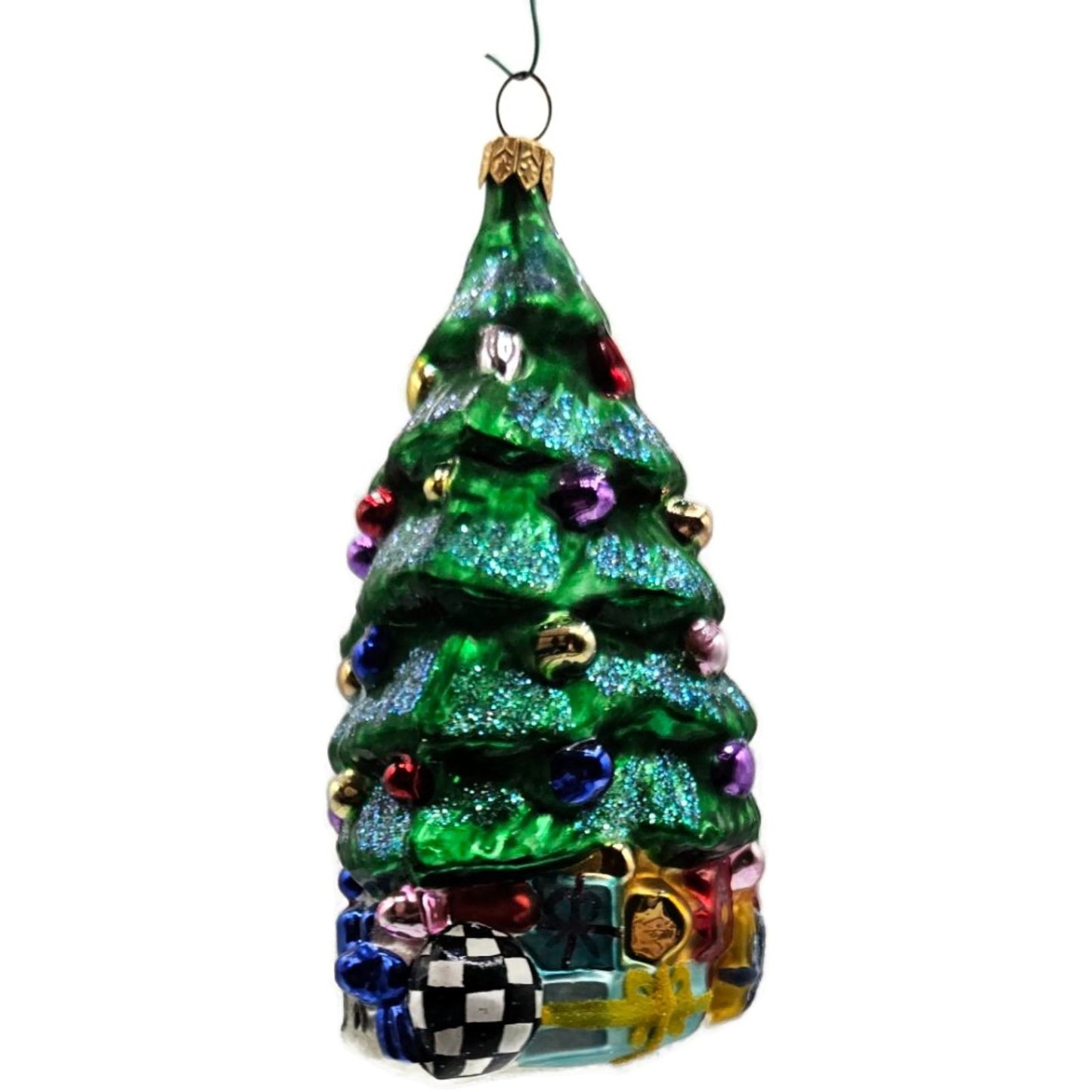 Christopher Radko Last Stop Santa Claus Toy Train Christmas Tree Ornament