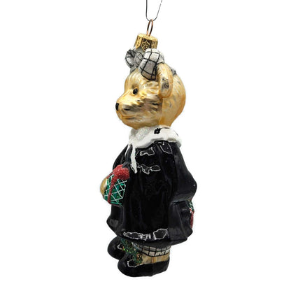 Christopher Radko Portrait in Black White Muffy Christmas Ornament 97-NAB-02