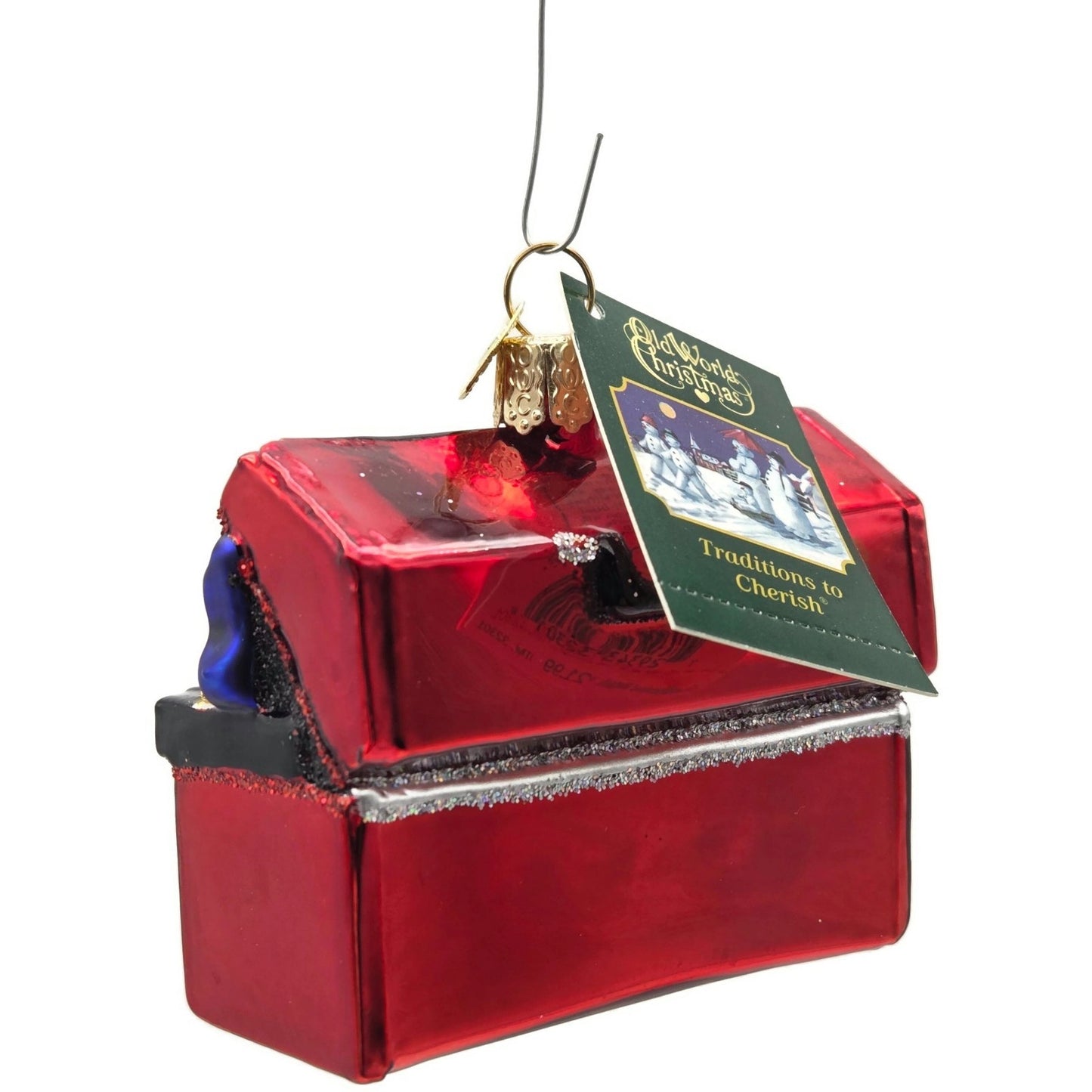 OWC Tool Box Hammer Red Christmas Tree Ornament Old World Christmas