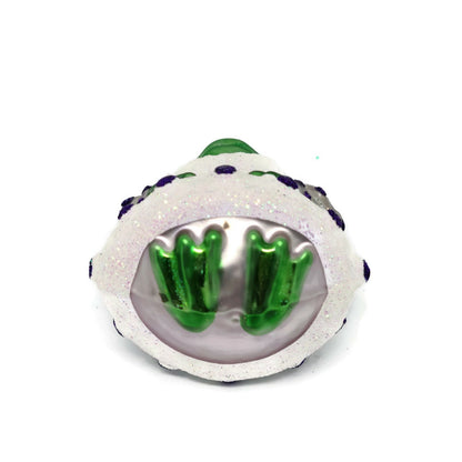 Patricia Breen Frog Princess Miniature Lavender Extra Dots Holiday Ornament