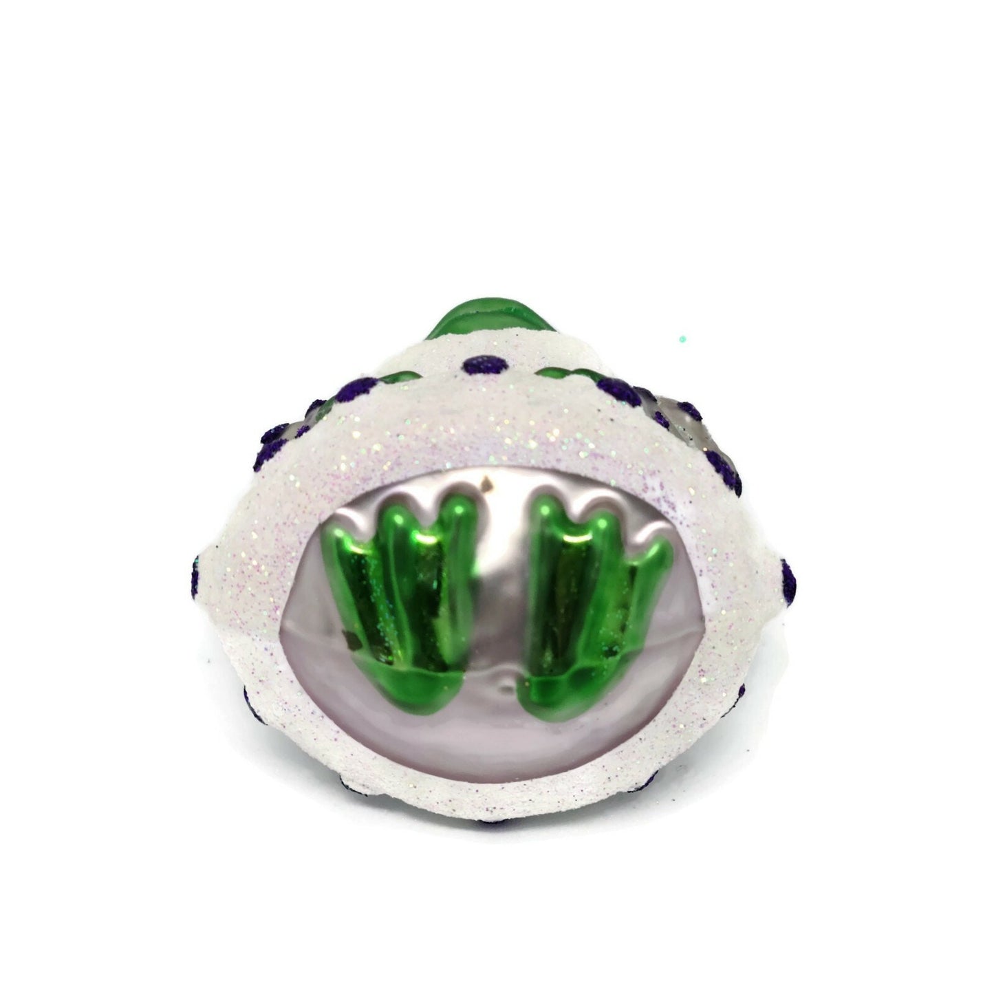 Patricia Breen Frog Princess Miniature Lavender Extra Dots Holiday Ornament 9813