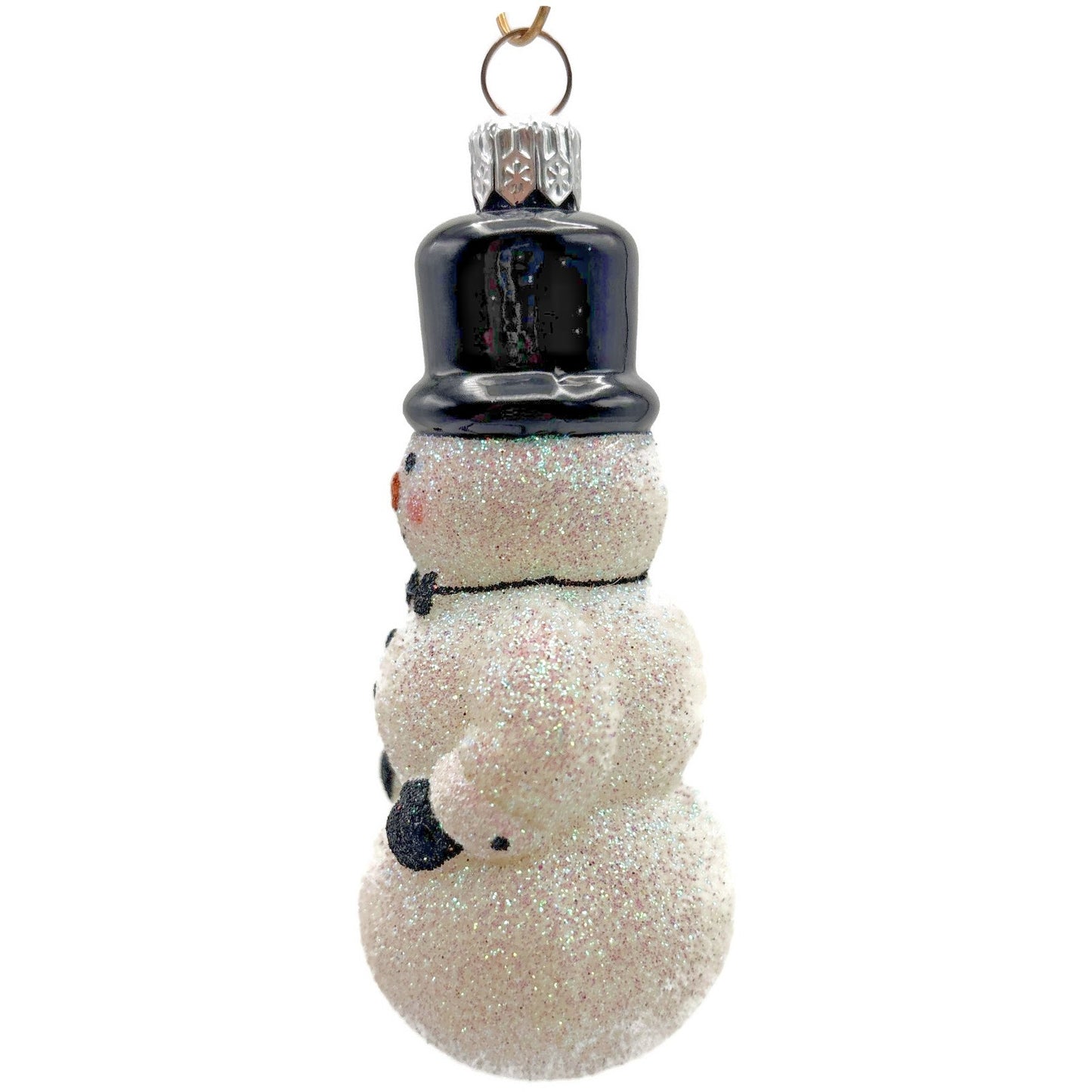 Patricia Breen Classic Snowman Black Hat Bow Tie Mittens Christmas Tree Ornament