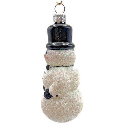 Patricia Breen Classic Snowman Black Hat Bow Tie Mittens Christmas Tree Ornament