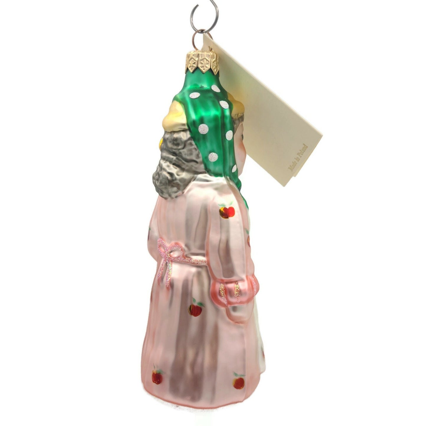 Patricia Breen Mrs Shaw The Gardener Apples Fruit Polka Dot Spring Ornament 9636