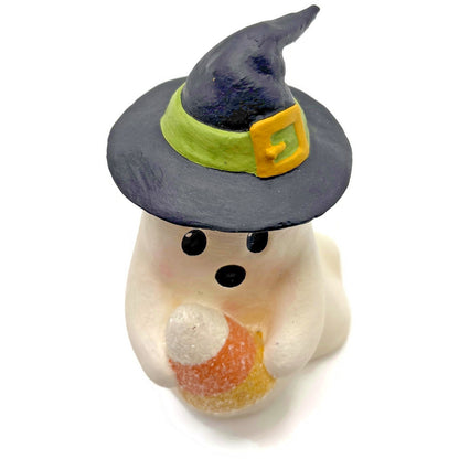 Bethany Lowe Gavin Ghost Candy Corn Witch Hat Spider Halloween Figure Decor New