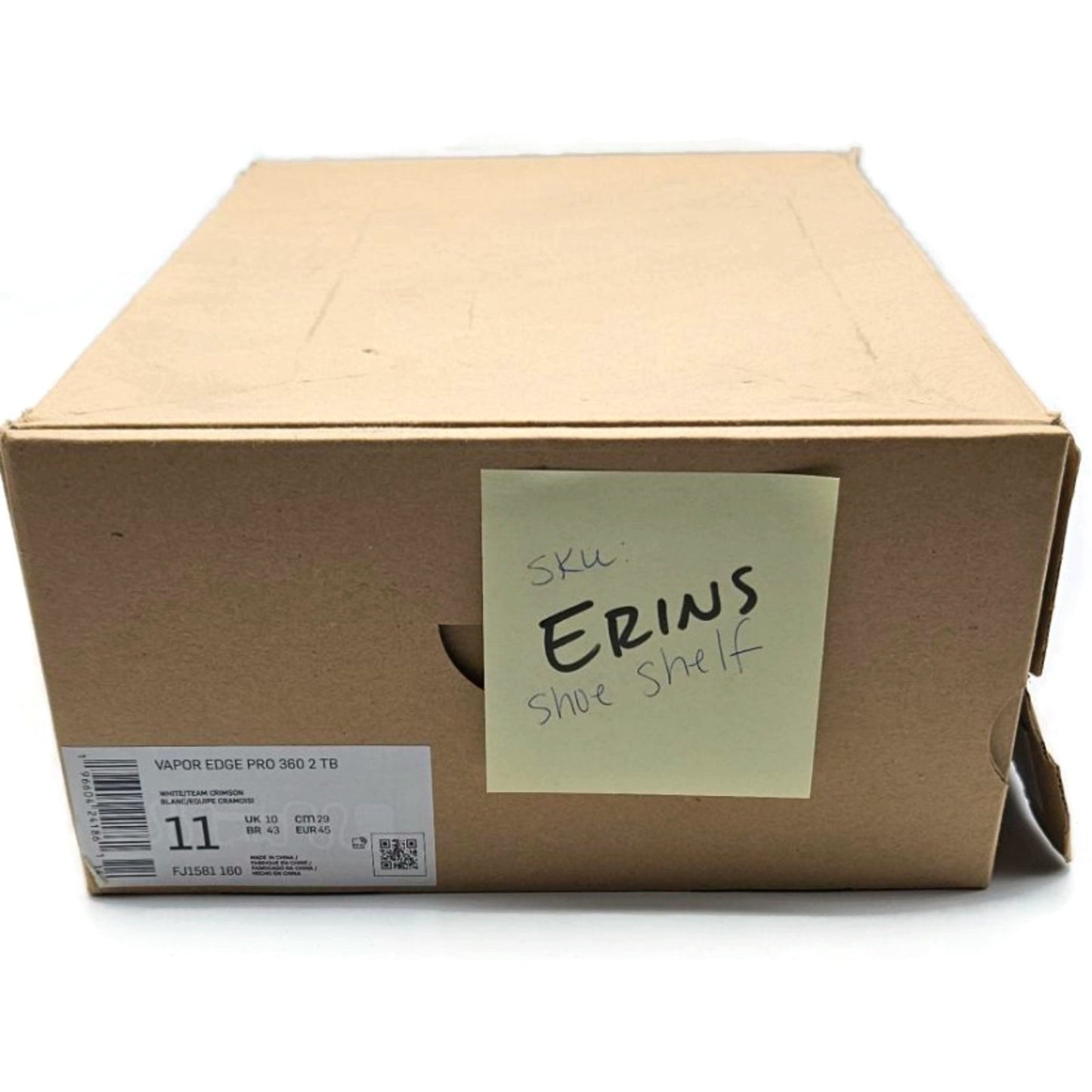 Nike Vapor Edge Pro 360 2 TB Cleats White Team Crimson Mens Size 11 NWB