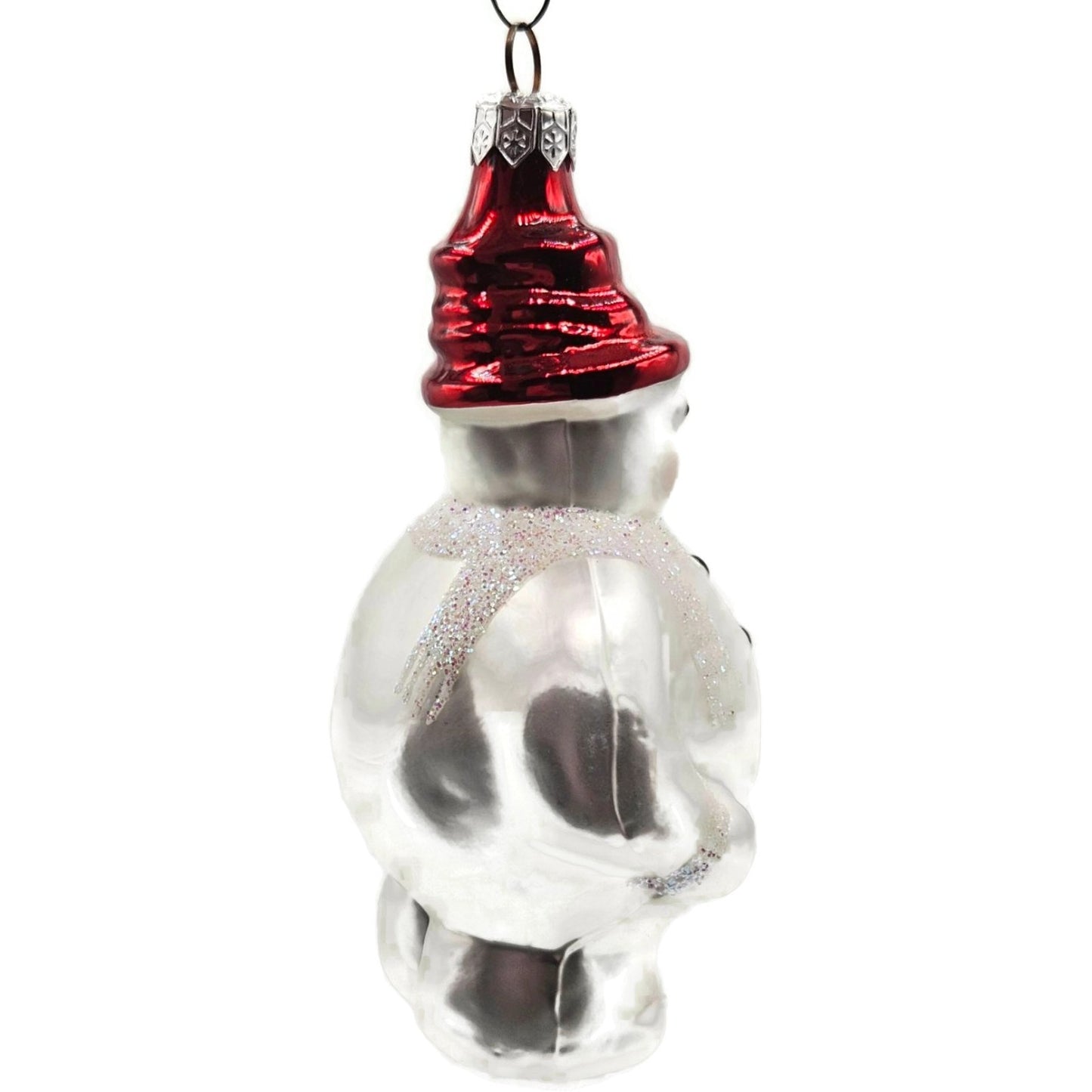 Christopher Radko Frosty Cares Snowman AIDS Awareness Christmas Tree Ornament