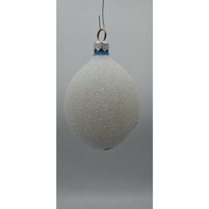 Patricia Breen Remembrance Egg 2001 Forget Me Not Spring Christmas Ornament 2100