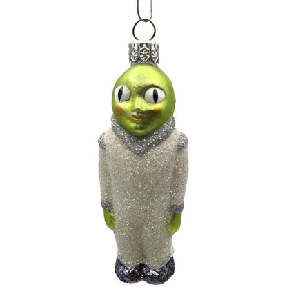 Patricia Breen A Walk on the Moon Alien Glittered Suit Shoes Christmas Ornament