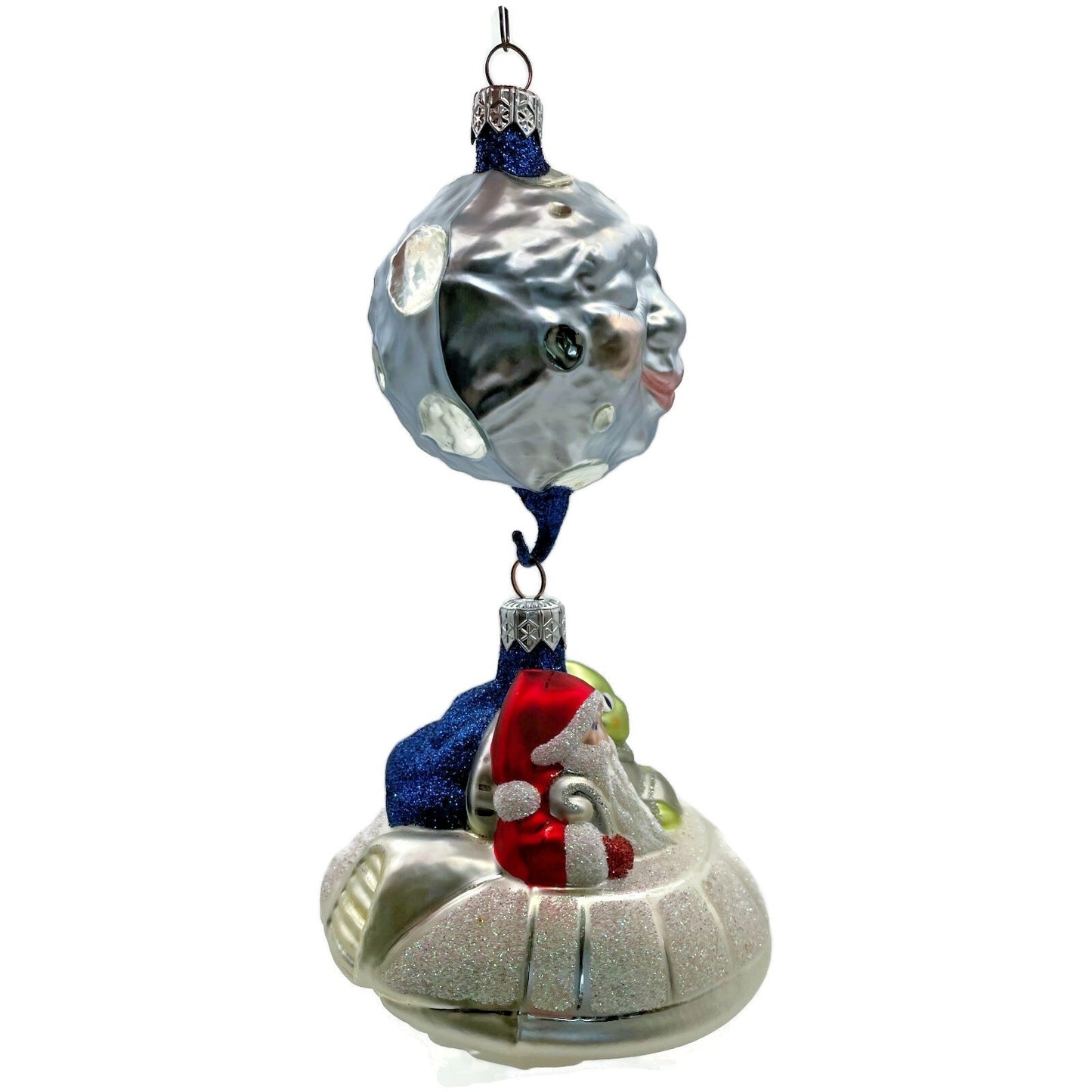 Patricia Breen Christmas in the Cosmos Santa Claus Alien Christmas Tree Ornament