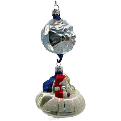 Patricia Breen Christmas in the Cosmos Santa Claus Alien Christmas Tree Ornament