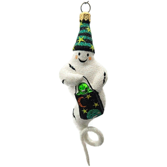 Patricia Breen Halloween Trickster Frankenstein Green Ghost Christmas Ornament