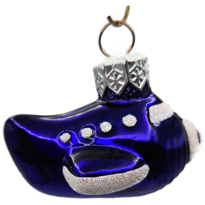 Patricia Breen Miniature Spruce Goose Purple White Plane Christmas Ornament CATZ