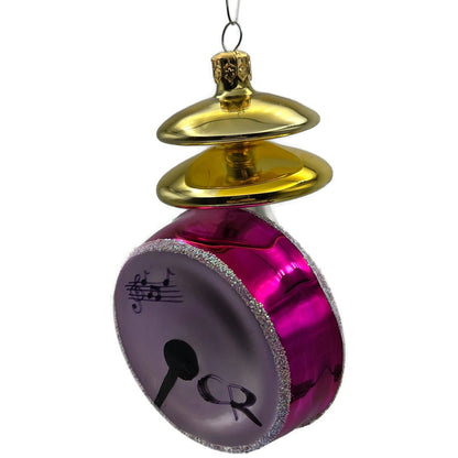 Christopher Radko Percussion Instrument Drum Musical Christmas Ornament 95-255-0