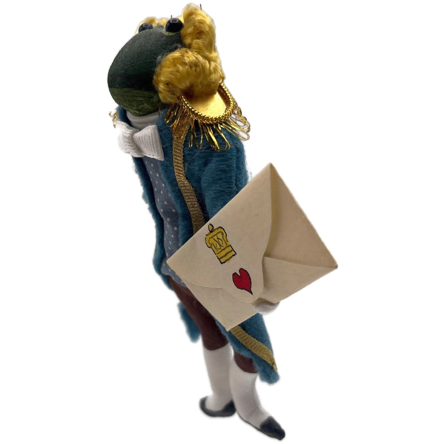 Gladys Boalt Frog Footman Alice in Wonderland Fabric Handmade Christmas Ornament