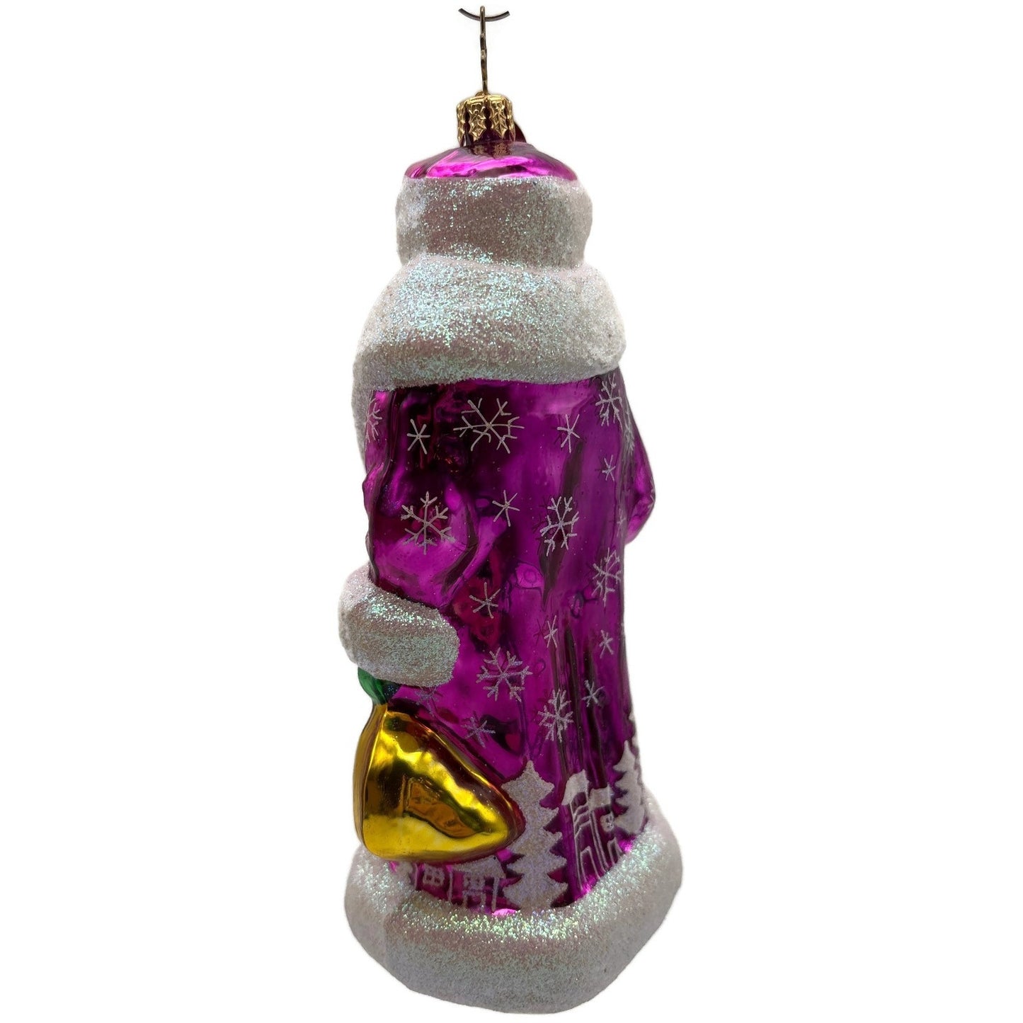 Christopher Radko Siberian Snow Nick Pine Creek Pink Christmas Ornament 3010336