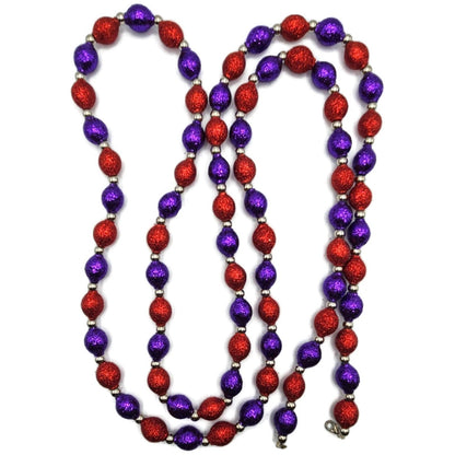 Patricia Breen Garland 2-Decorate Red Purple Beaded Christmas Halloween Ornament