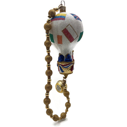 Patricia Breen Citizen of the World Hot Air Balloon Christmas Tree Ornament NM