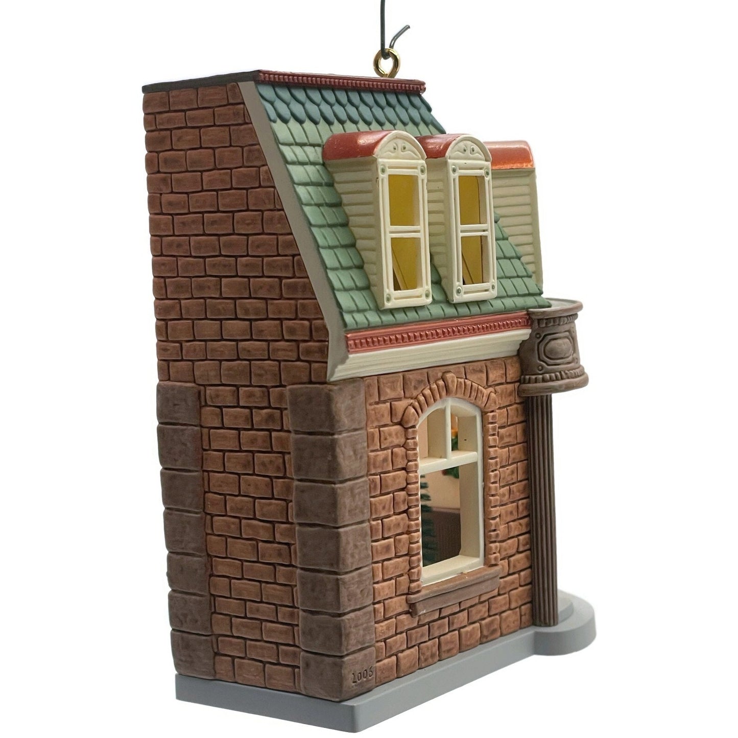 Hallmark Ornament Corner Bank Nostalgic Houses Shops Christmas Tree Keepsake