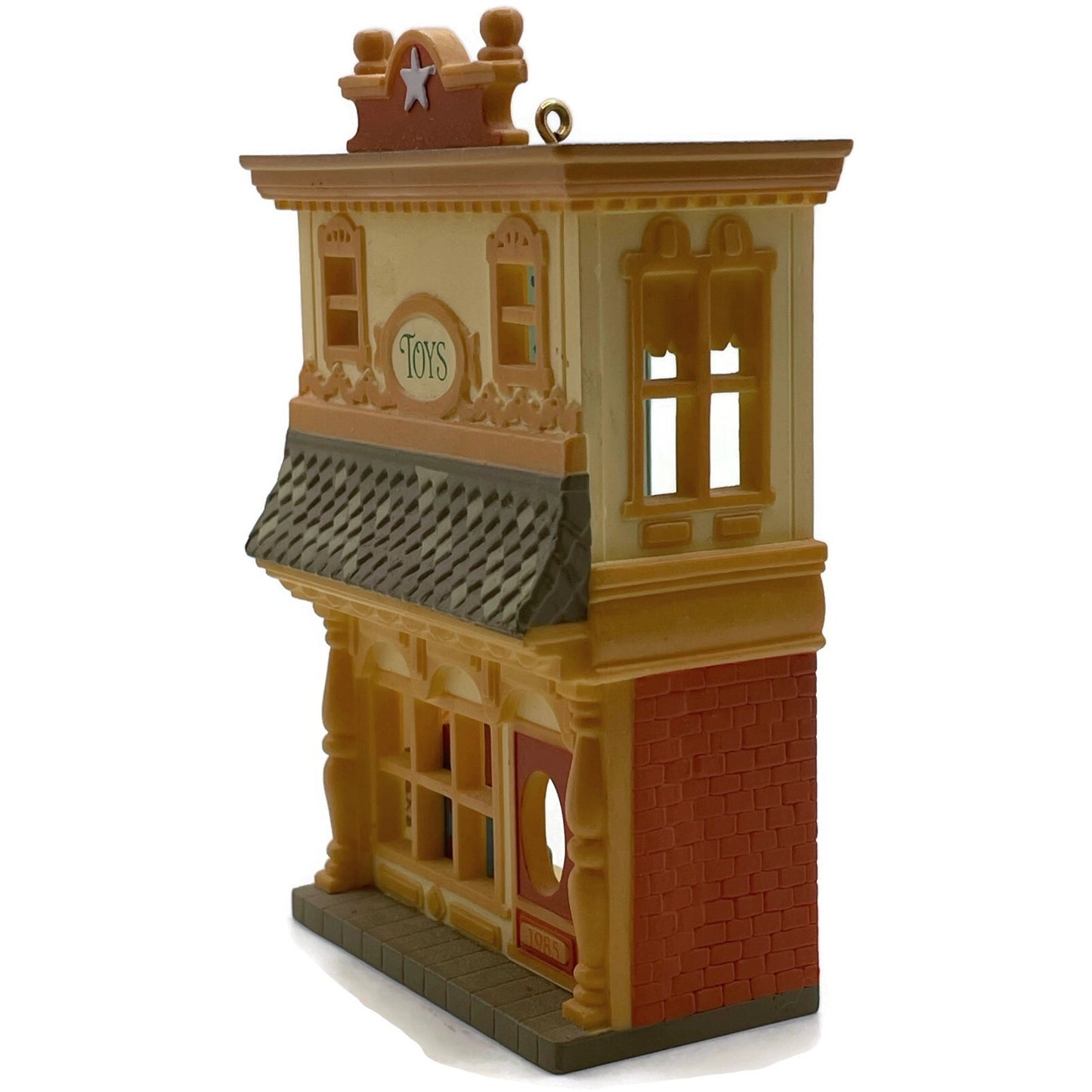 Hallmark Old Fashioned Toy Shop 1985 Nostalgic Dollhouse Christmas Ornament