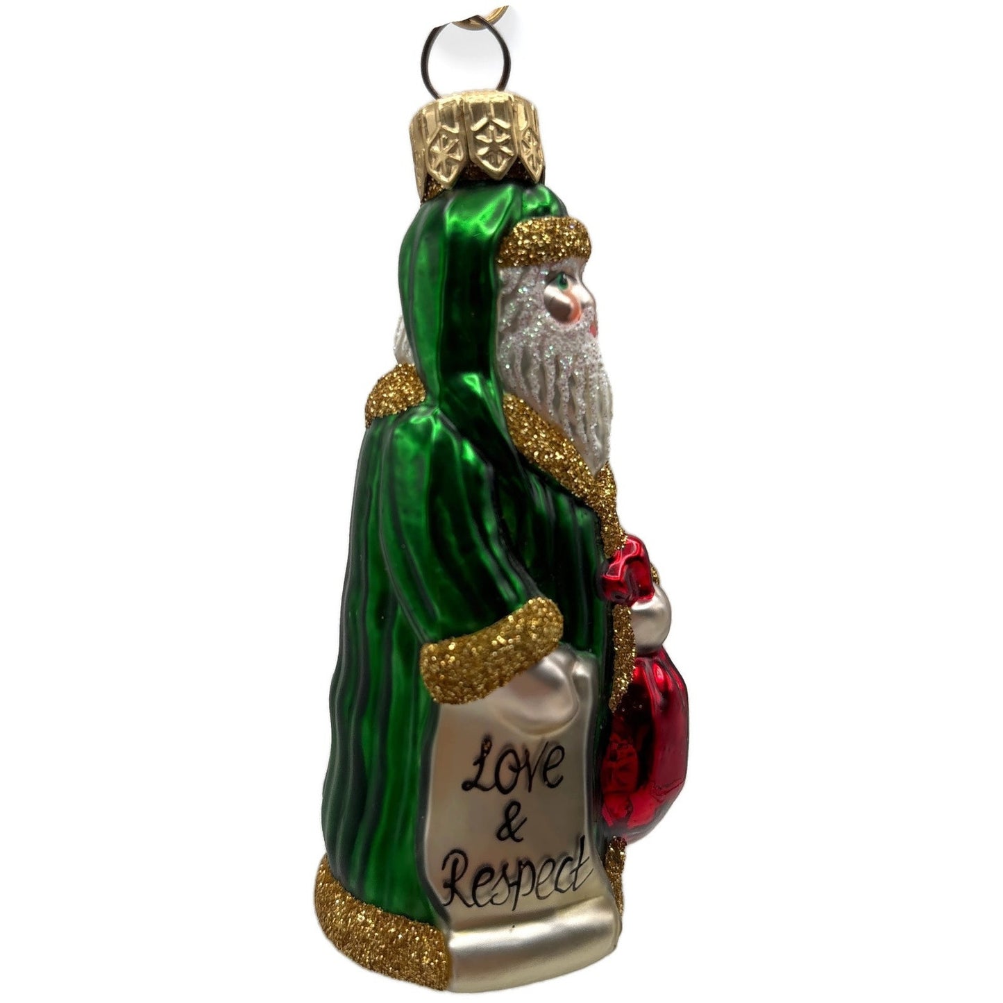 Patricia Breen Miniature Gift of the Season Love Respect Christmas Tree Ornament