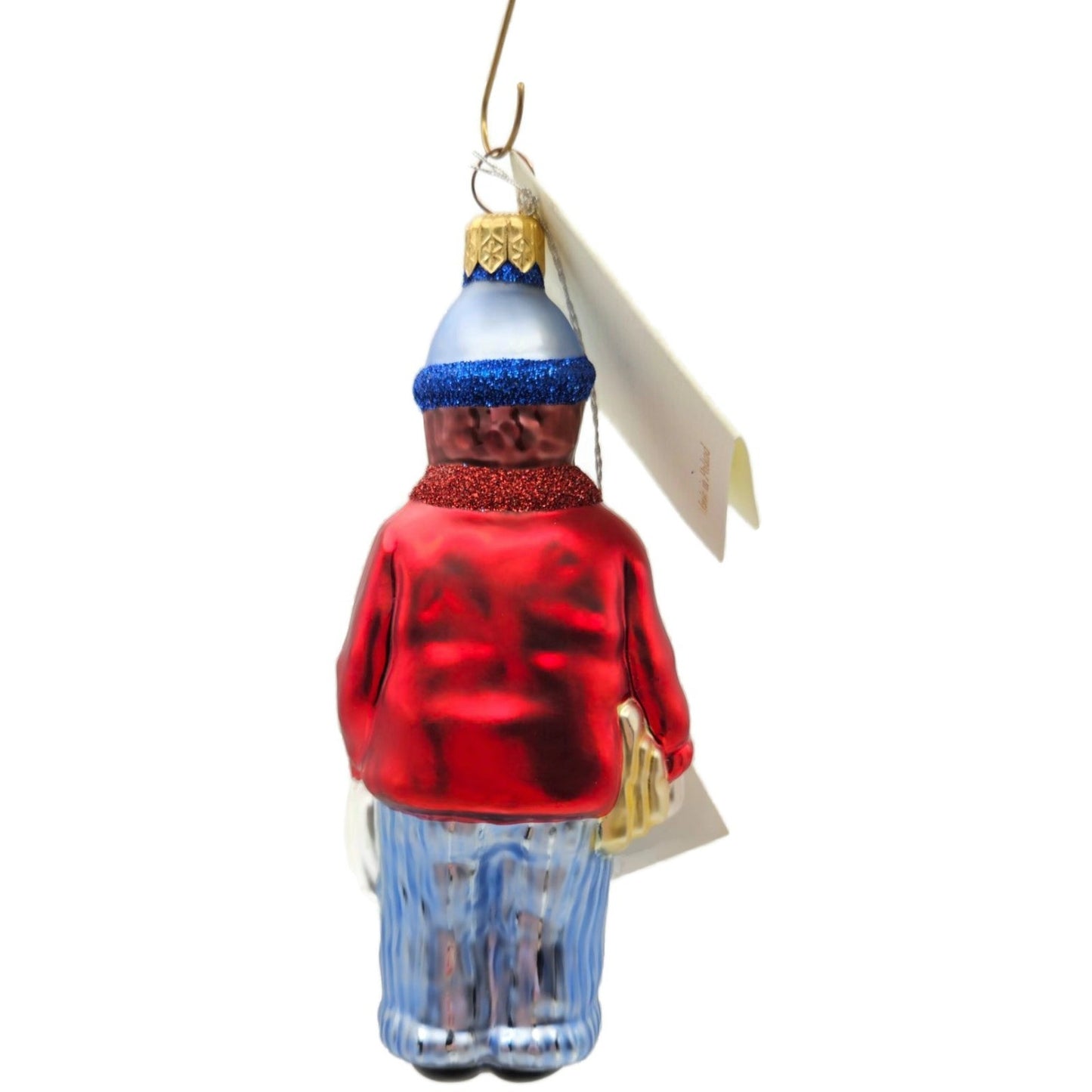 Patricia Breen Henrys First Day Of School Red Blue Signed Christmas Ornament