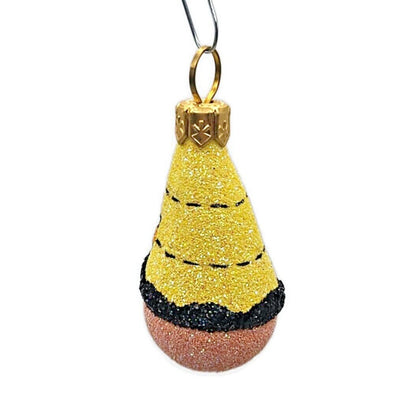 Patricia Breen Petite Tete Bees Yellow Hat Santa Spring Christmas Ornament 2877
