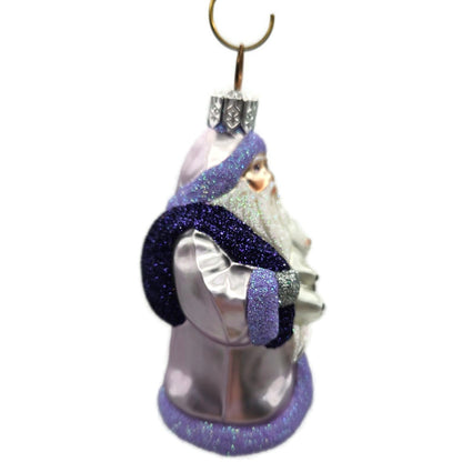 Patricia Breen Miniature Santa And Teddy Lavender Christmas Tree Ornament CATZ