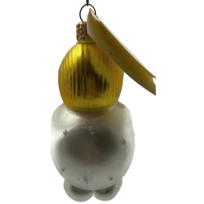 Patricia Breen Ornament Snowbaby Yellow Snowflakes Pearl Christmas Tree Decor