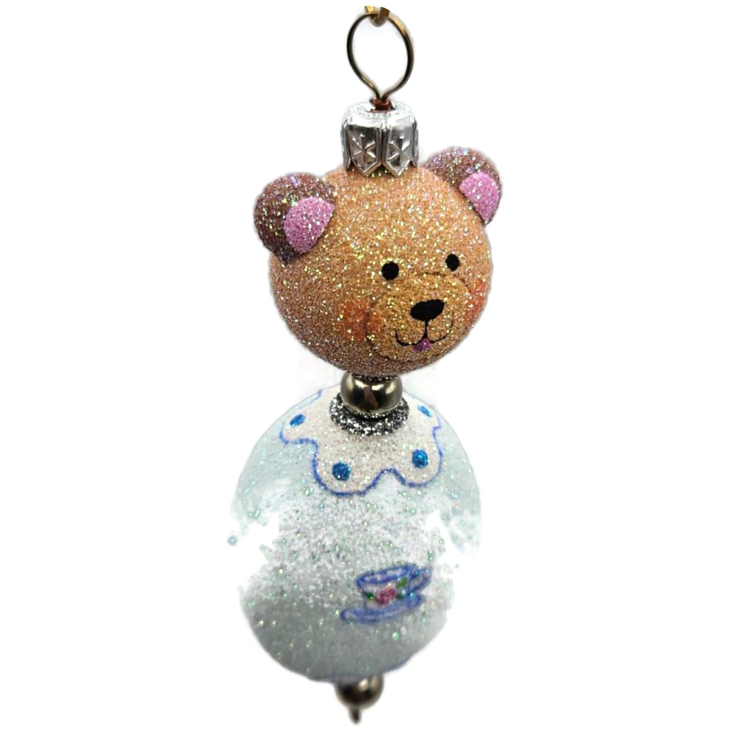Patricia Breen Kinley Kinetics Teddy Bears Tea Party Spring Holiday Ornament