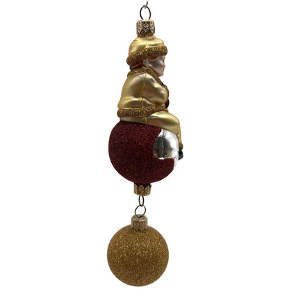 Patricia Breen Jingles The Elf Gold Suit Gold Ball Christmas Ornament 9900HCB