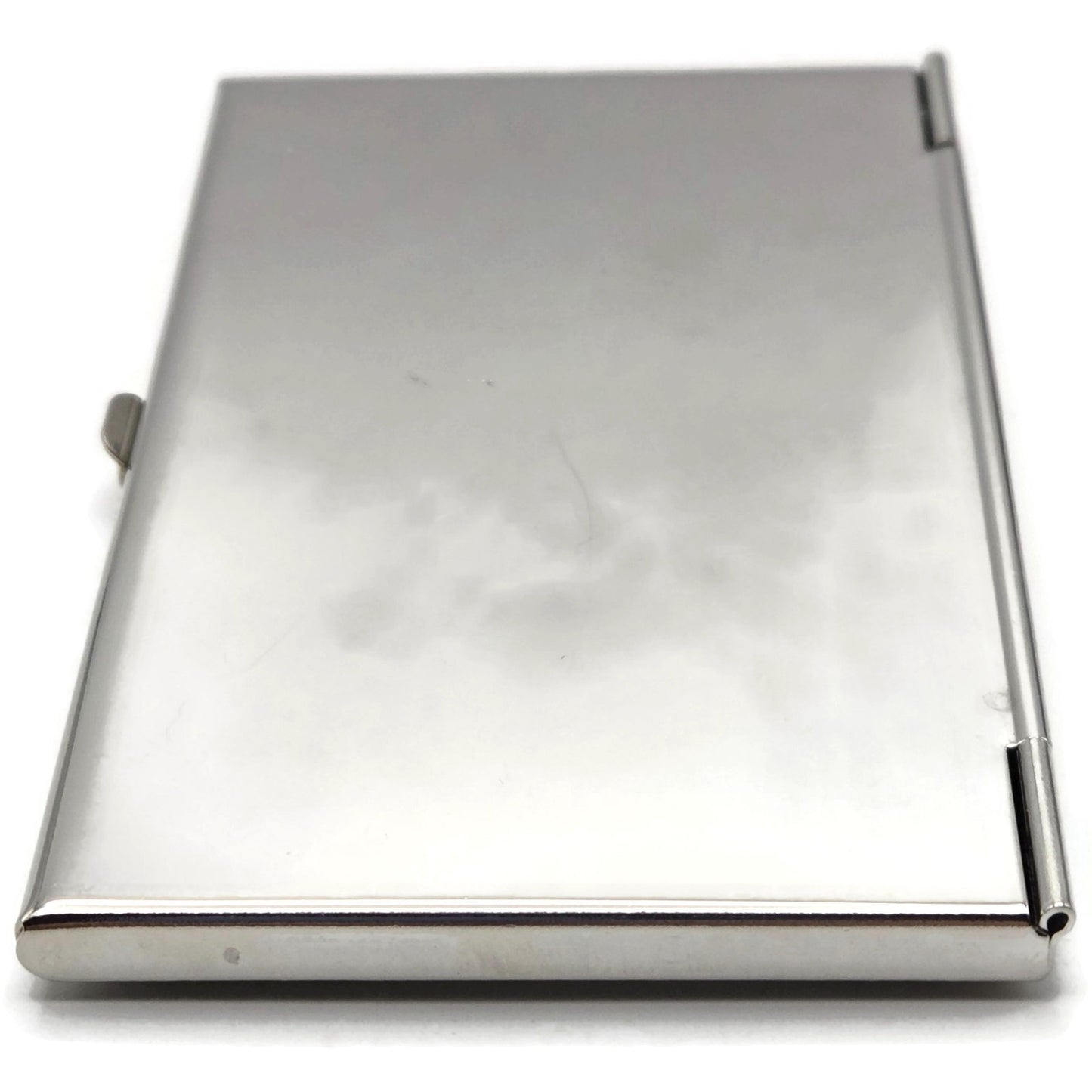 Vintage Judith Leiber Swarovski Crystal Zebra Business Card Holder Silver Tone