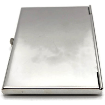 Vintage Judith Leiber Swarovski Crystal Zebra Business Card Holder Silver Tone