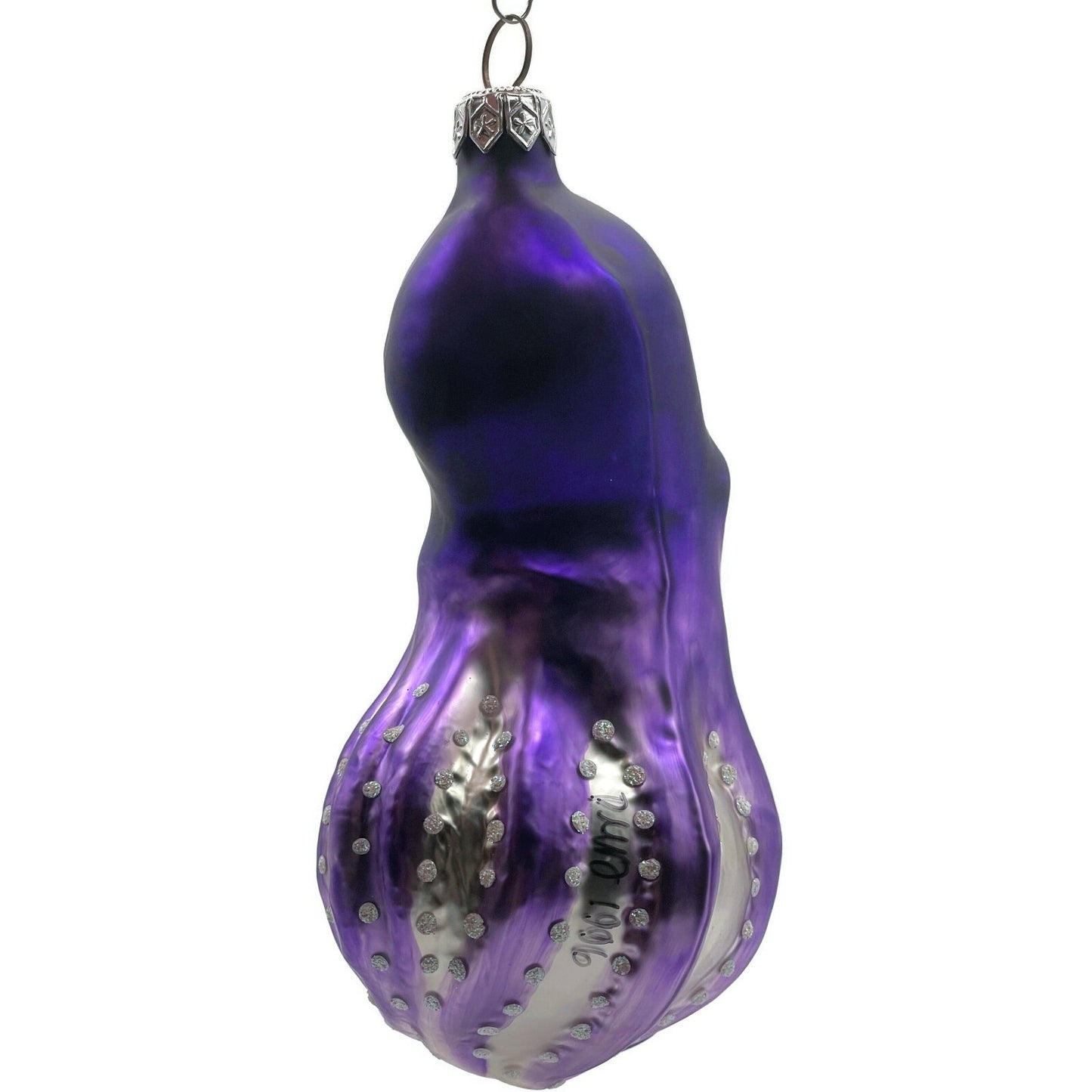 Patricia Breen Olivier Octopus Purple Pearl Accents Nautical Christmas Ornament
