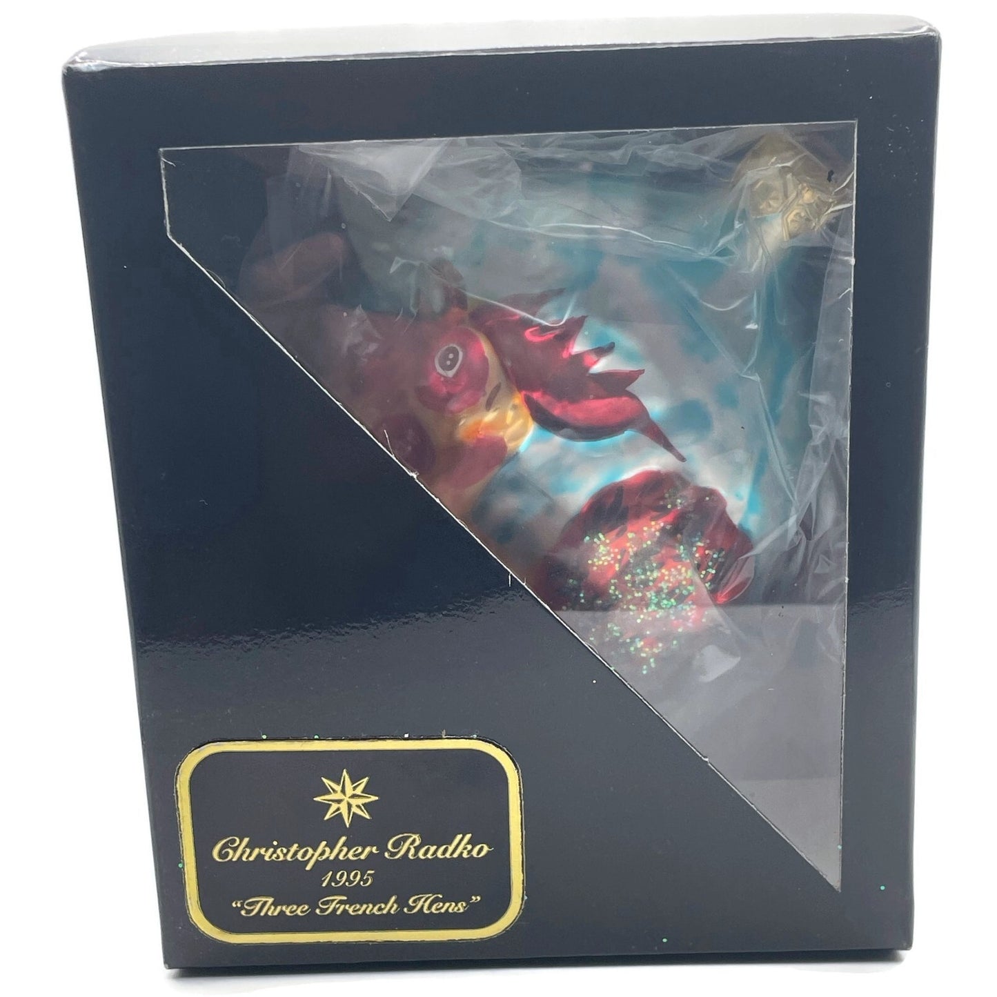 Christopher Radko Three French Hens 12 Days Of Christmas Tree Ornament