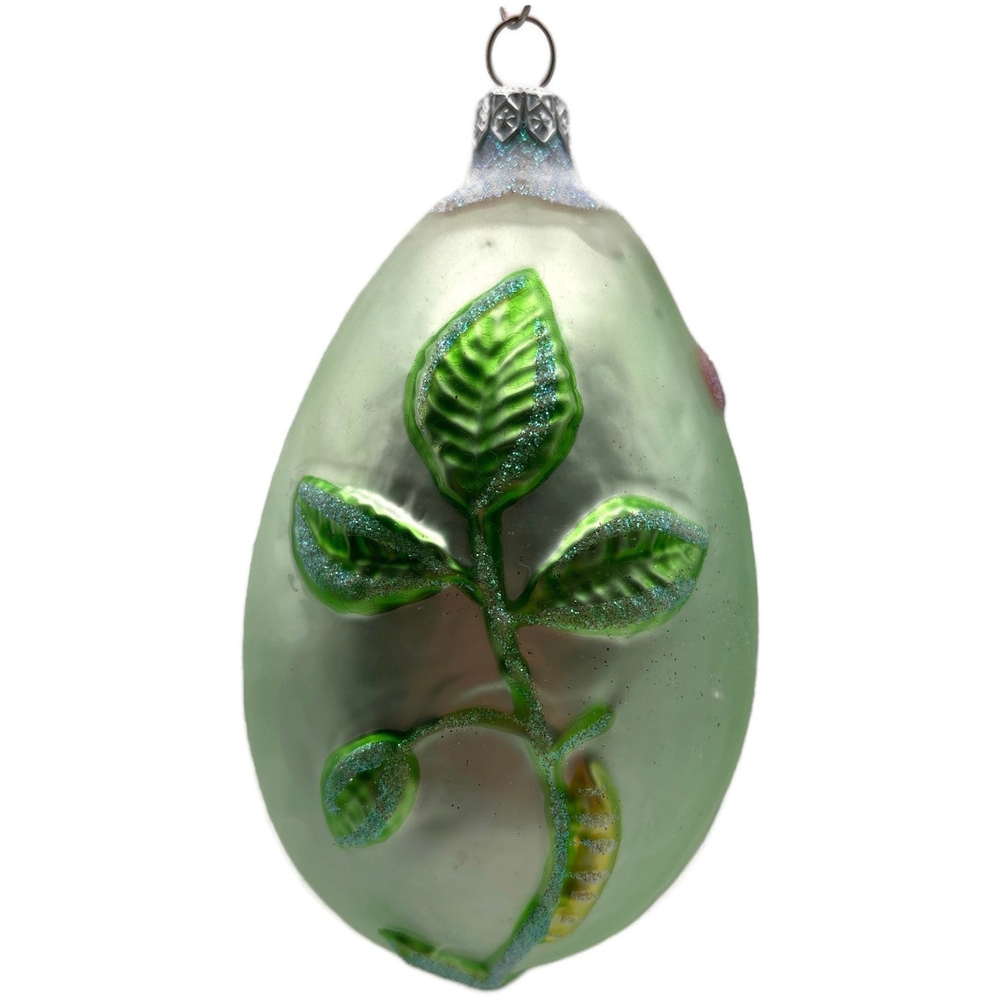 Patricia Breen Chrysalis Egg Green Flowers Easter Spring Christmas Tree Ornament