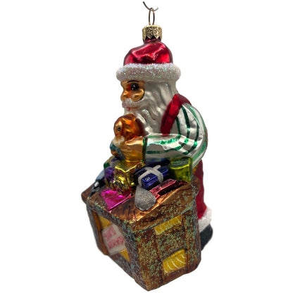 Christopher Radko Santa's Workshop Toys Glass Christmas Tree Ornament 97-231-0