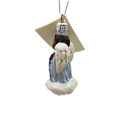 Patricia Breen Quartet of Angels Pastel Heart Glass Christmas Tree Ornament 9834