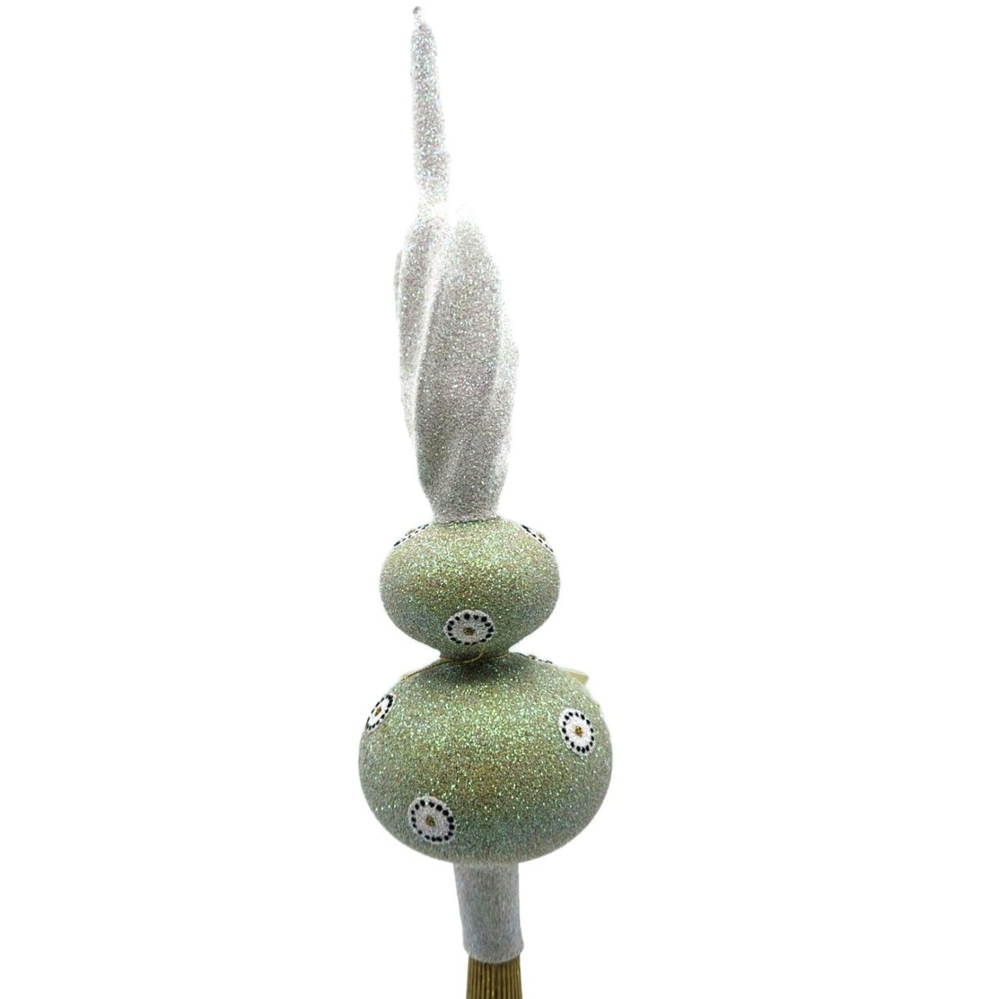Patricia Breen Miniature Pastel Finial Olive Green Spring Christmas Tree Topper