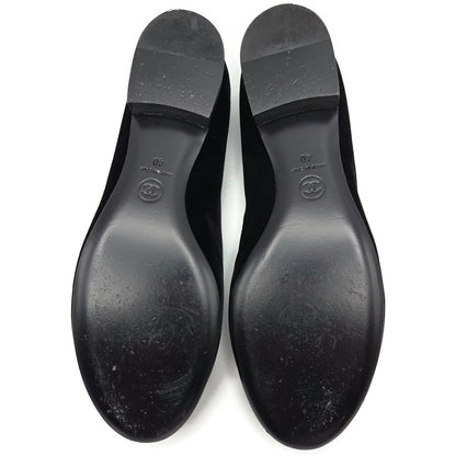 Chanel Velvet Lion Loafers Black Coco EU Size 40 US Size 10 with Box 2 Dust Bags