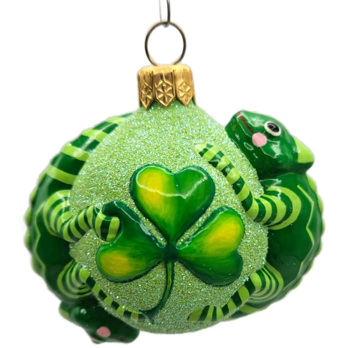 Patricia Breen Once Again for James Lucky Shamrock St. Paddys Christmas Ornament
