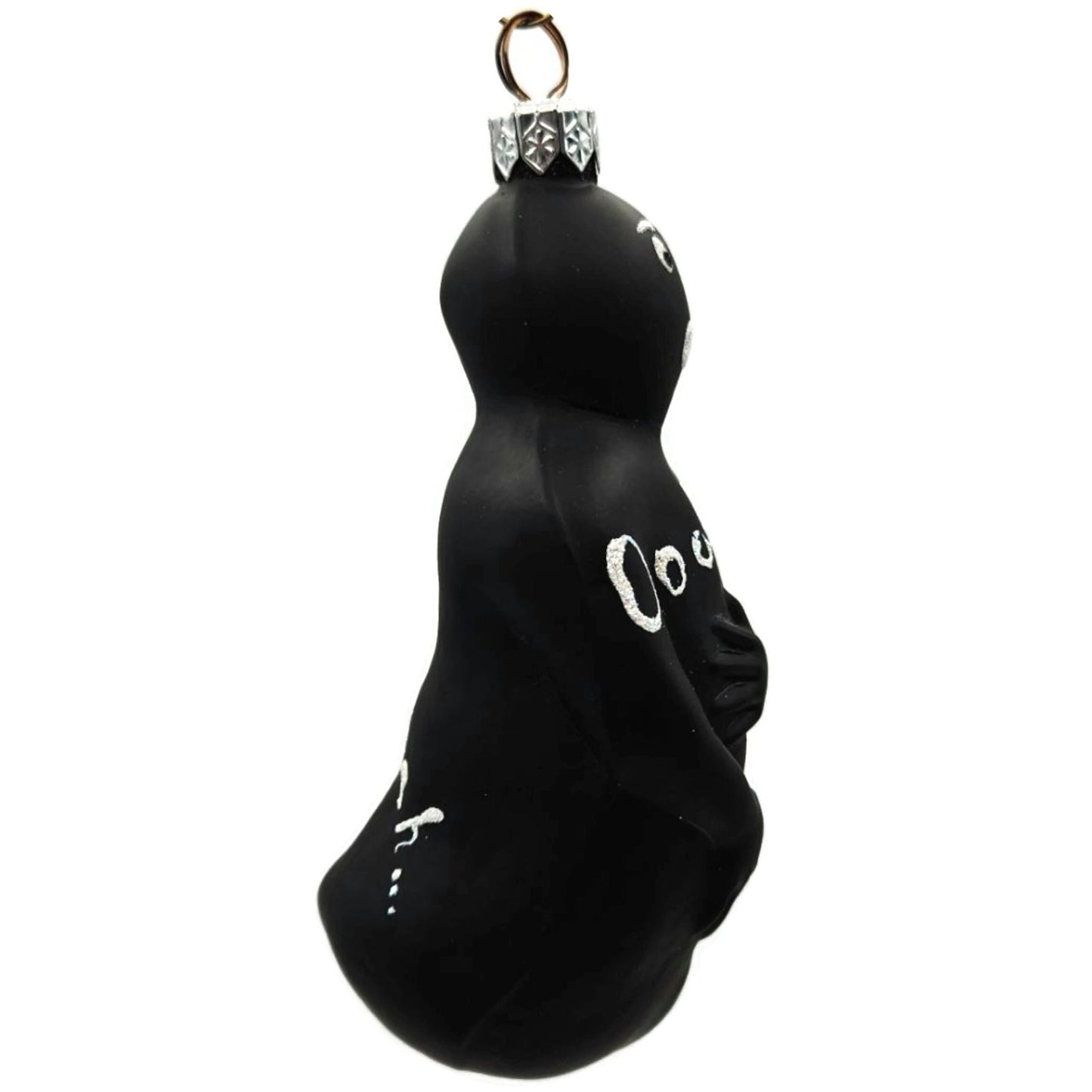 Patricia Breen Oscar Ghost Black Matte Halloween Christmas Tree Ornament
