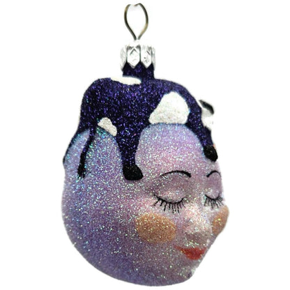 Patricia Breen Miniature And The Cow Jumped Purple Christmas Tree Ornament CATZ