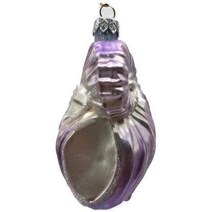 Patricia Breen A Walk On The Beach Lavender Shell Summer Christmas Tree Ornament