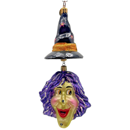 Christopher Radko Witch Topper Halloween Christmas Hat Ornament 02-0041-0